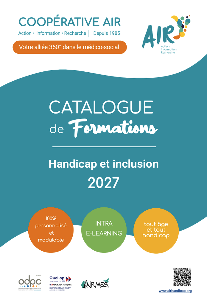 Formations handicap et inclusion 2027 proposées par la SCIC AIR