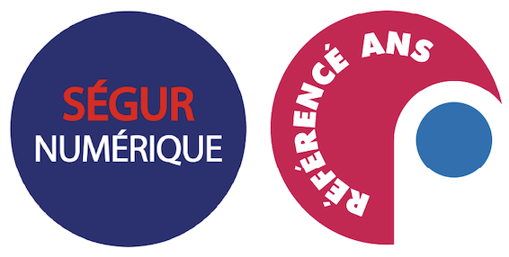 Logos Ségur numérique et DUI référencé ANS